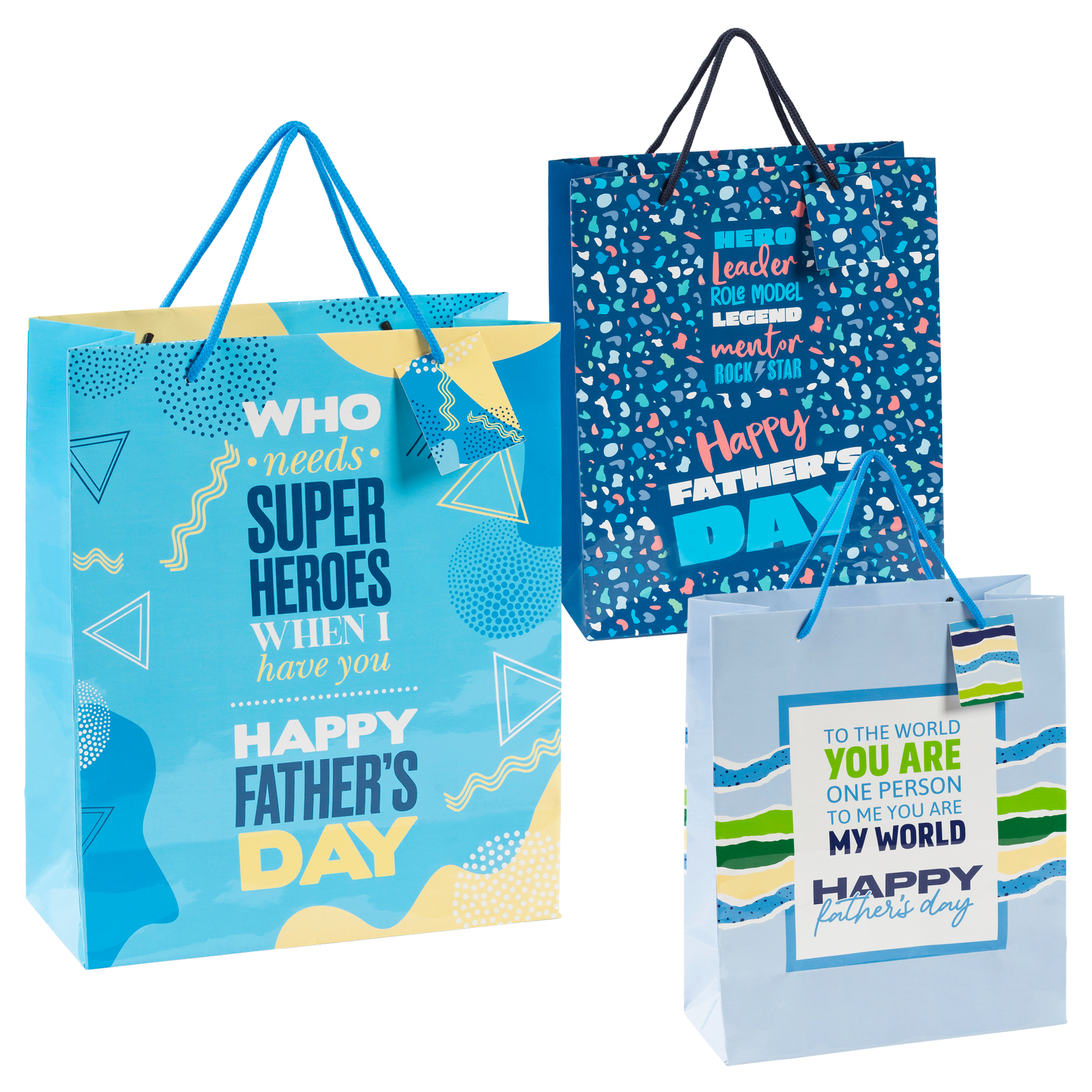 Large Gift Bag With Gift Tag - Pack of 12 ($1.20ea)