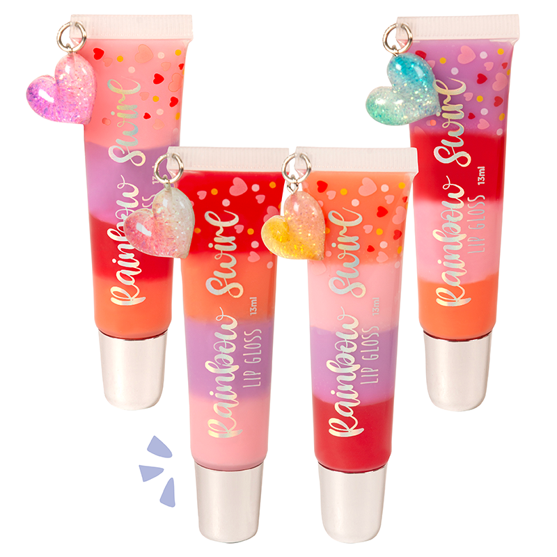 Rainbow Swirl Lip Gloss - Pack of 24 ($2.90 ea)