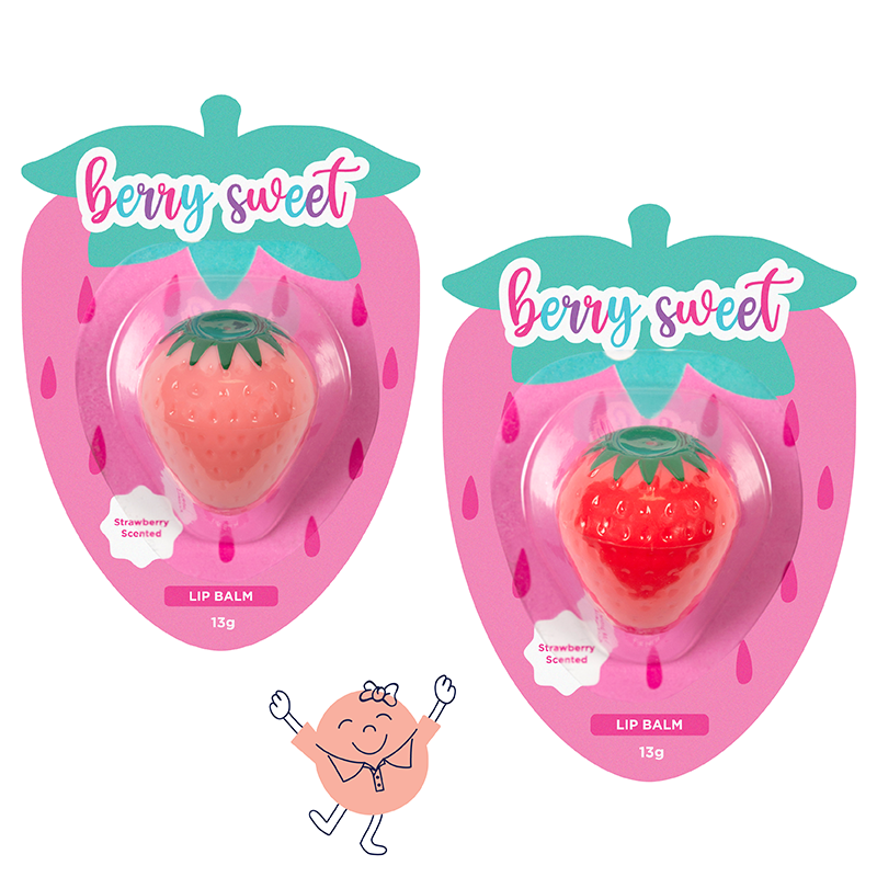 Strawberry Lip Balm - Pack of 24 ($1.85 ea)