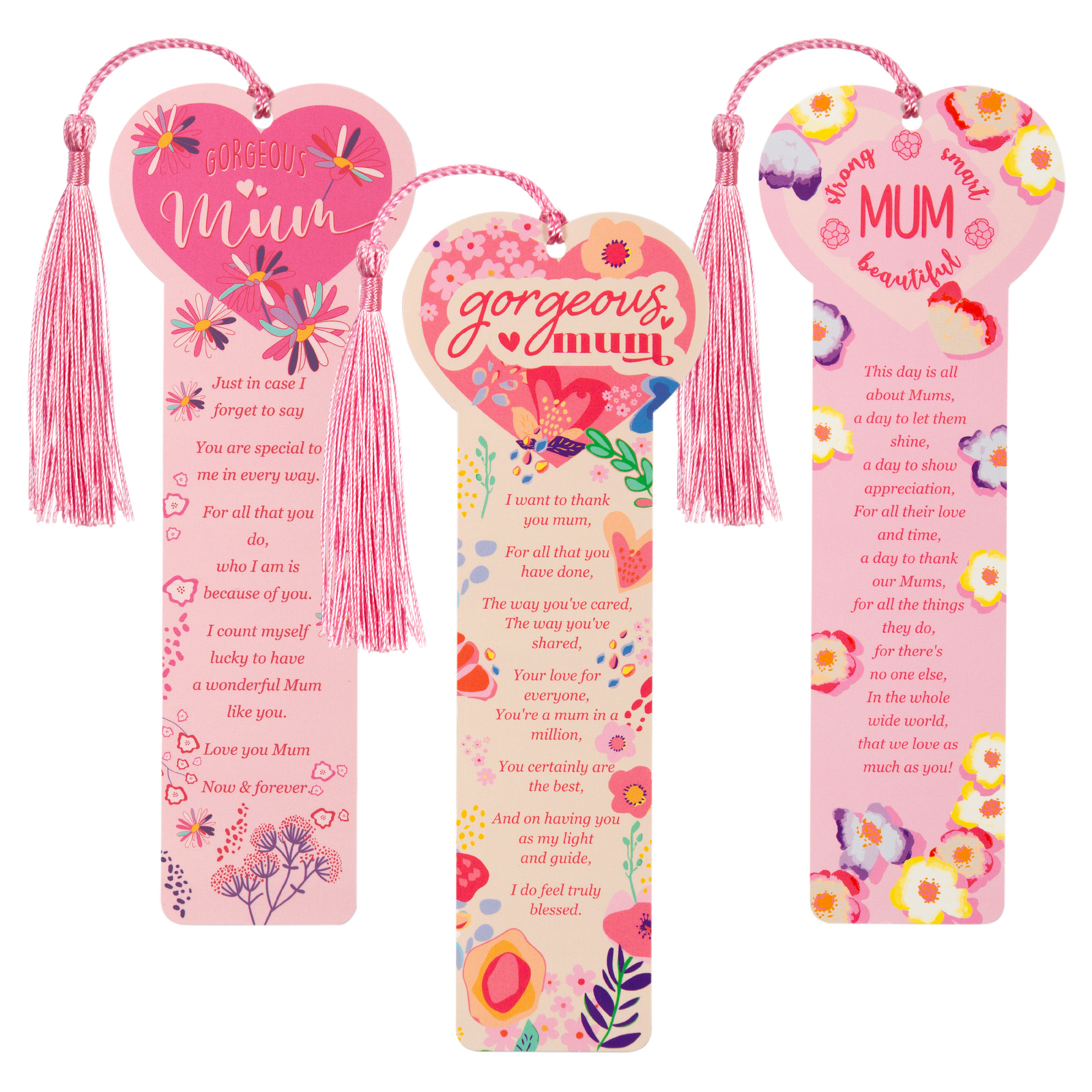 Mum Tassel Bookmark - Pack of 12 ($1.00 ea)