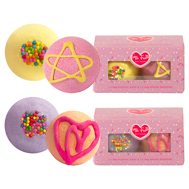 Tutti Frutti Bath Bombs Set Of 2